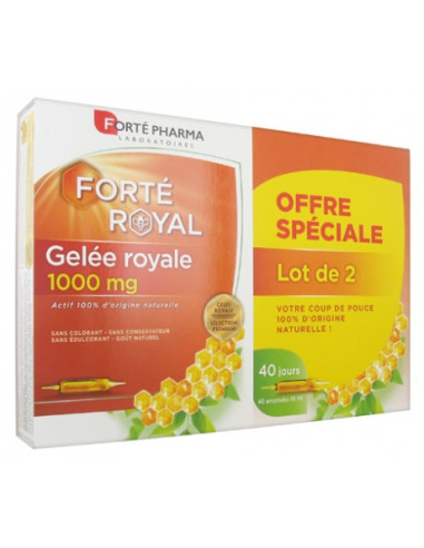 Forté Pharma Gelée Royale 1000mg Lot...