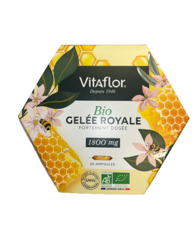 Vitaflor Gelée Royale Bio 1800mg 20...