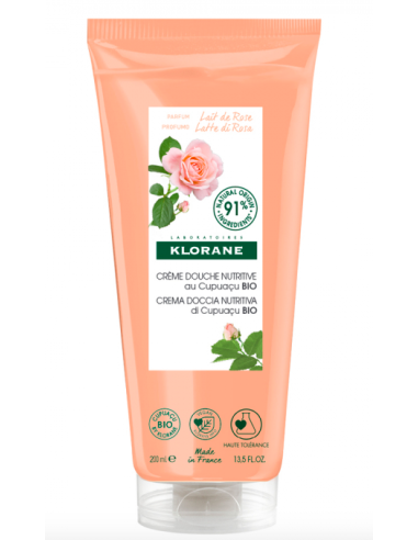 Klorane crème de douche au lait de...
