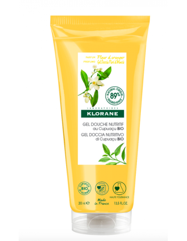 Klorane gel douche parfum fleur...
