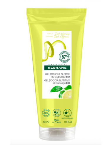 Klorane gel douche parfum zeste...