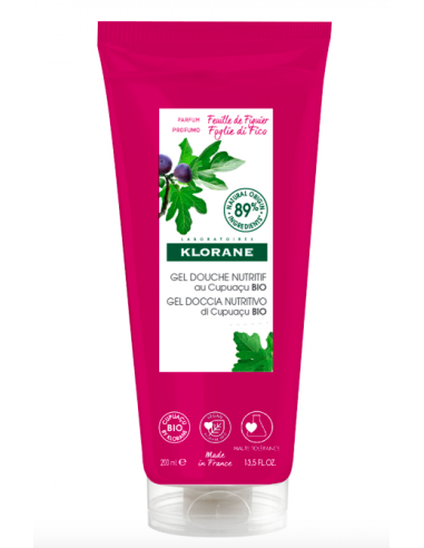 Klorane gel douche parfum feuille de...