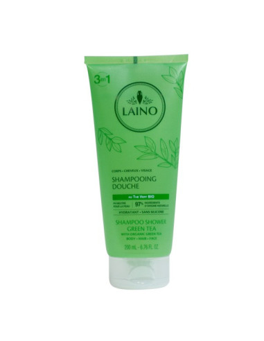 Laino Douche 3 en 1 Thé Vert Bio 200ml