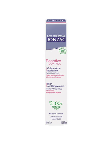 Jonzac Reactive Control Crème Riche...