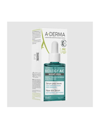 A-derma Biology AC Night Peel Sérum...