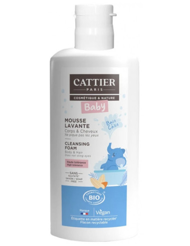 Cattier Baby Mousse Lavante Corps &...
