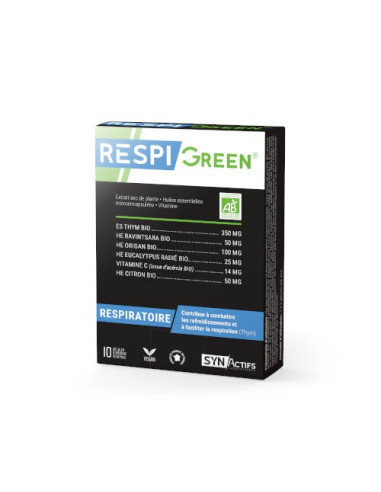 Synactifs Respigreen Bio 10 Gélules