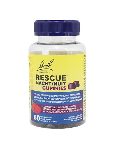Rescue Nuit Gummies Fruits Rouges 60...