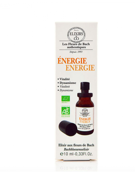 ELIXIRS & CO SPRAY BUCCAL ENERGIE FLEURS DE BACH BIO 10ML