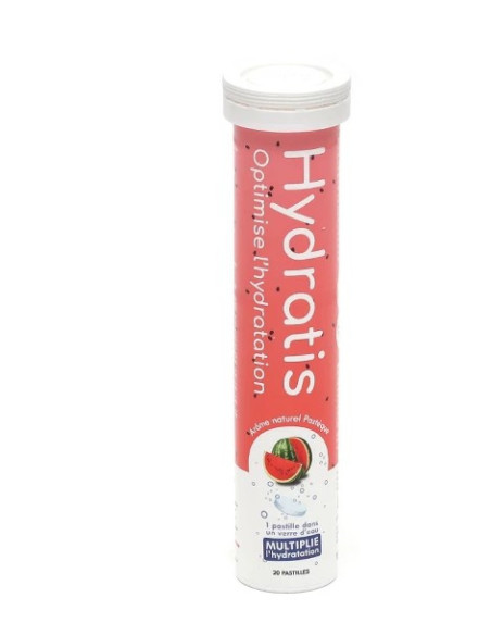 Hydratis Solution d'Hydratation 20 Comprimés Effervescents - Arôme : Pastèque