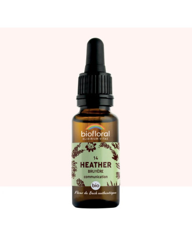 Biofloral Fleur de Bach n°14 Heather,...