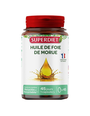 Superdiet Huile de Foie de Morue 45...