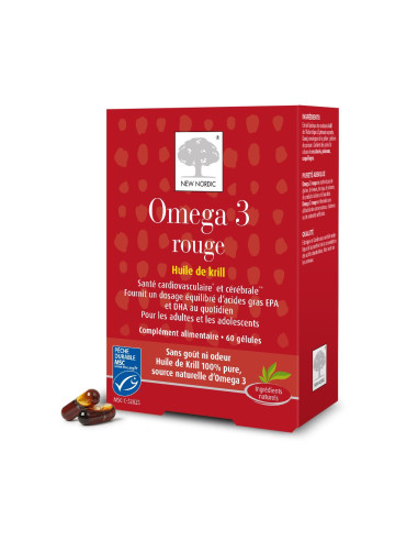 New Nordic Omega 3 Rouge - 60 gélules