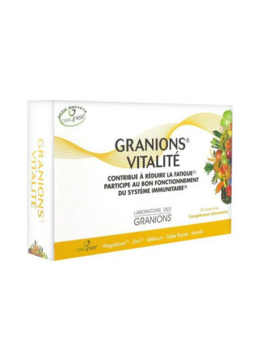 Granions Vitalité boite de 30 comprimés