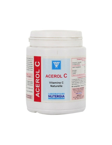 Nutergia acerol C 60 comprimés