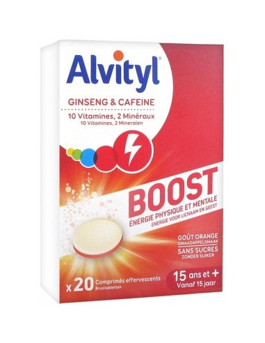 Alvityl Boost 20 comprimés effervescents