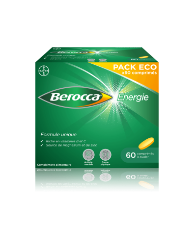 BEROCCA ENERGIE PACK ECO 60 COMPRIMES...