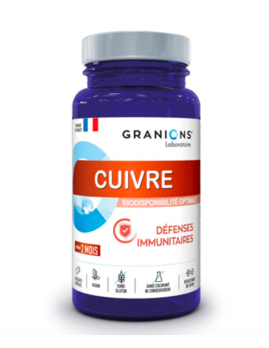 GRANIONS cuivre 60 gélules