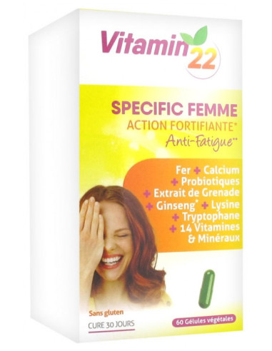 Vitamin'22 Specific Femme 60 Gélules