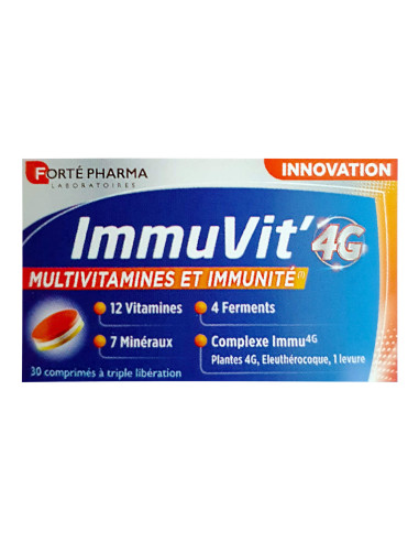 Forté Pharma Immuvit’ 4G 30 comprimés