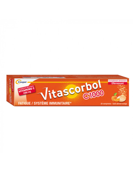 Vistacorbol C1000 20 comprimés effervescents