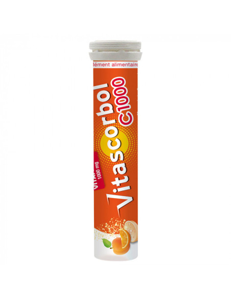 Vistacorbol C1000 20 comprimés effervescents