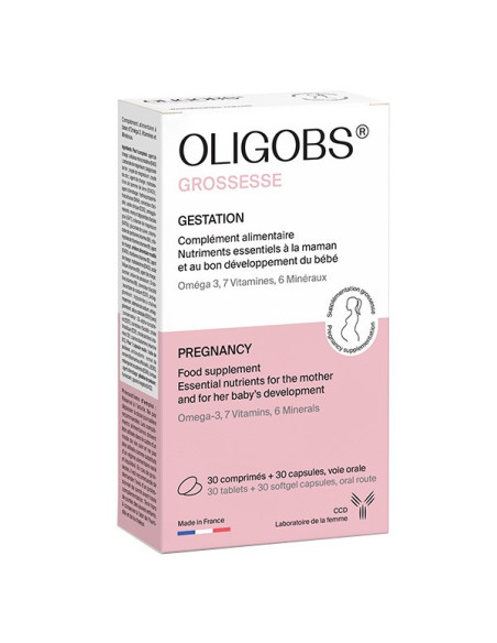Oligobs Grossesse 30 Comprimés + 30 Capsules