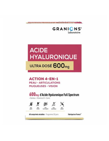 Granions Acide Hyaluronique 600mg 60...