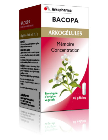 Arkopharma - Arkogélules Bacopa 45 gél