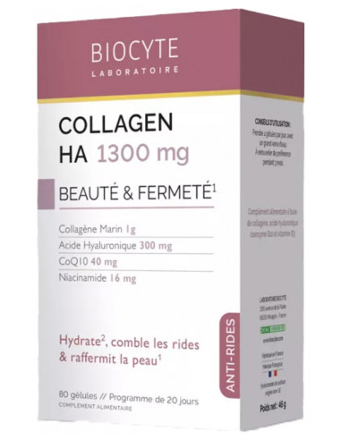 Biocyte Collagen HA 1300 mg - 80 Gélules