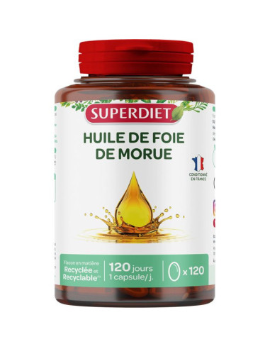Superdiet Huile De Foie De Morue 120...