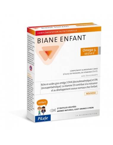 Pileje Biane Enfant Oméga 3, Vit D et...