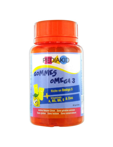 Pediakid Gommes Oméga 3 60 Gommes
