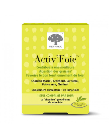NEW NORDIC ACTIV'FOIE 90 COMPRIMES