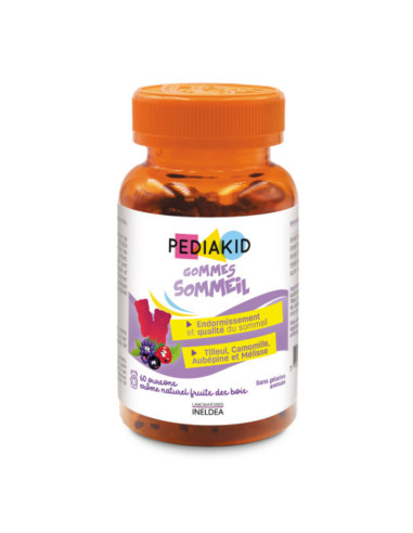 Pediakid gommes sommeil 60 oursons