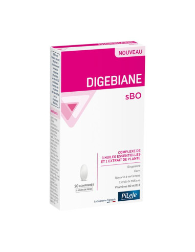 Pileje Digebiane sBO 20 comprimés