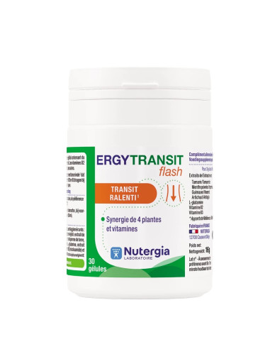 Nutergia Ergytransit Flash 30 gélules