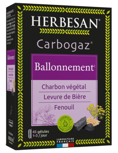 Herbesan Carbogaz 45 Gélules