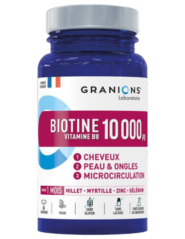 Granions Biotine 10000 µg 60 Comprimés