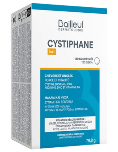 Cystiphane Fort Cheveux et Ongles 120...