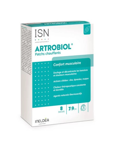 ISN Artrobiol Patchs chauffants 8 patchs