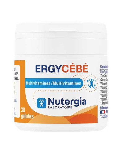 Nutergia Ergycébé 30 gélules