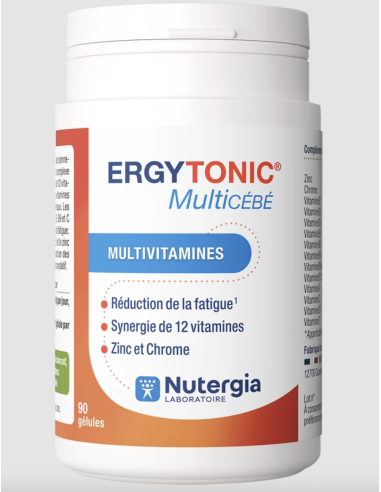 Nutergia ERGYTONIC® MultiCÉBÉ 90 gélules
