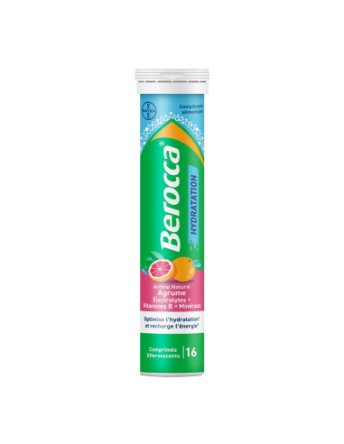 BEROCCA HYDRATATION AGRUME - Tube de...