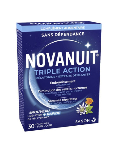 Novanuit Triple Action 30 comprimés