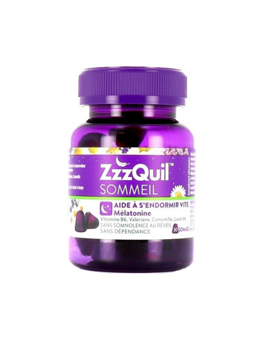 ZzzQuil Sommeil Mélatonine 30 Gommes...