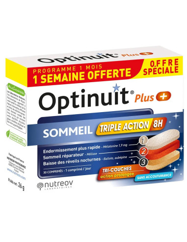 Nutreov Optinuit Sommeil Plus Triple...