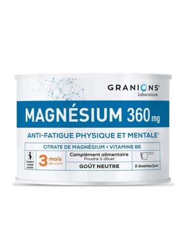 Granions Citrate de Magnésium 360mg -...