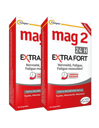Mag 2 Extra Fort 2x45 comprimés
