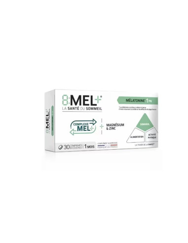 8 Mel+ 1 MG 30 comprimés